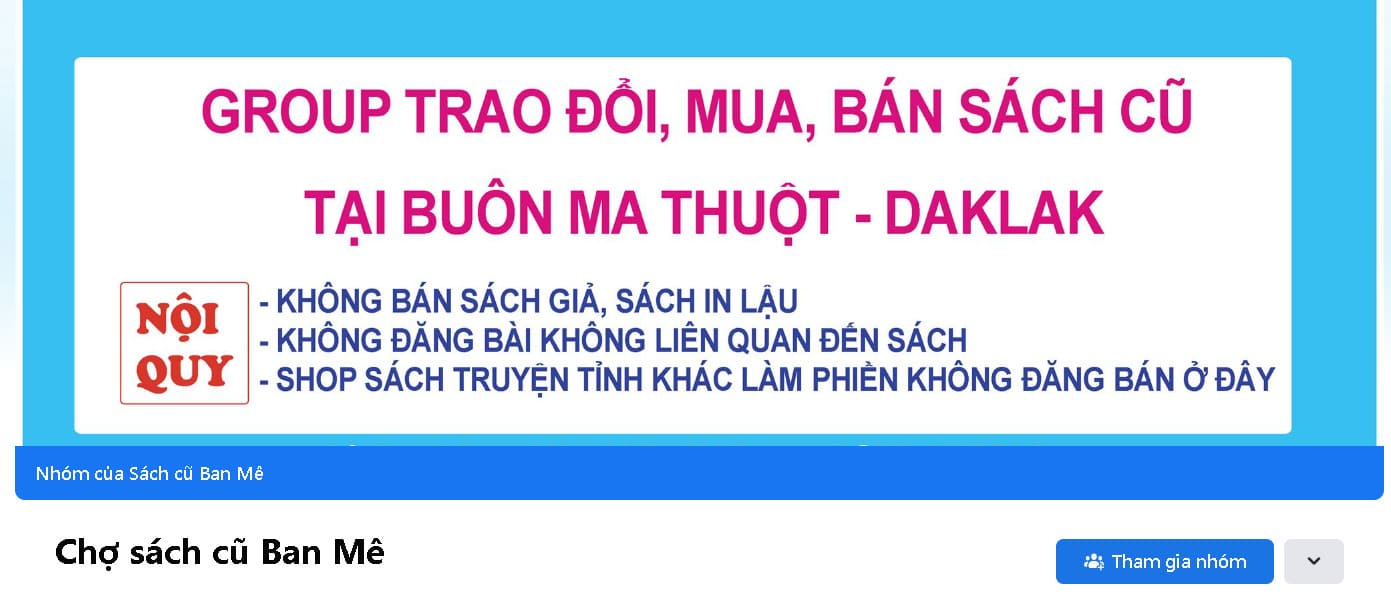5. Chợ sách cũ Ban Mê