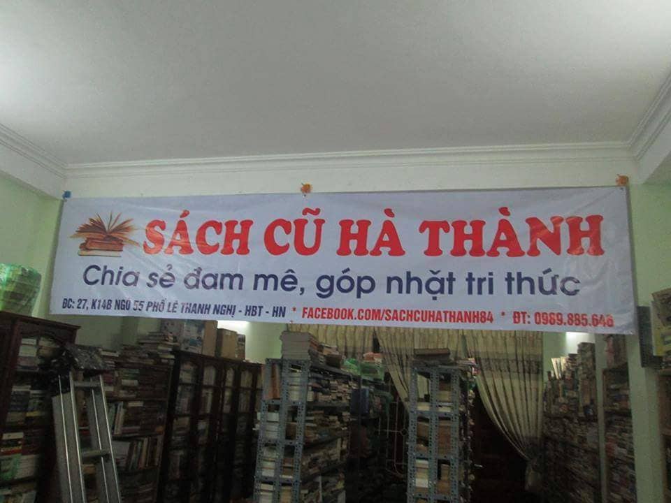 3. Sách cũ Hà Thành - Kho tàng sách cũ tại Hai Bà Trưng