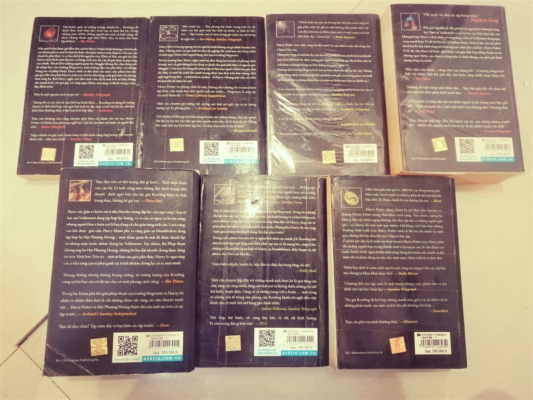 Mua bán truyện harry potter cũ - 01 