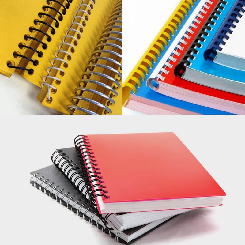 Đóng sách bằng lò xo mang lại sự trẻ trung, năng động