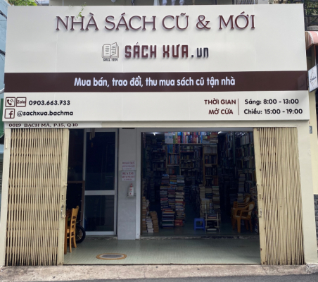 cửa hàng sách cũ ở Hải Phòng